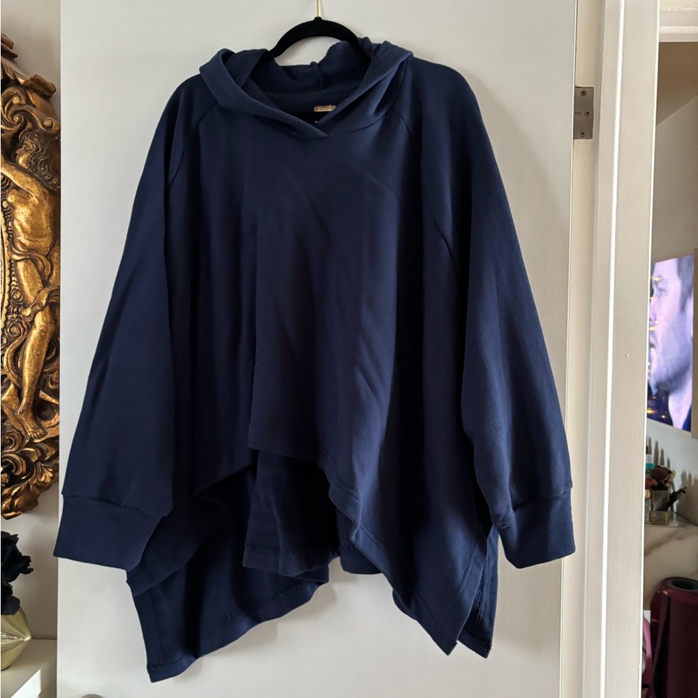 Free People Sweatshirt Poncho